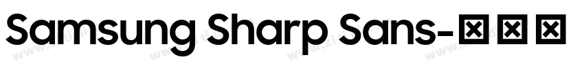 Samsung Sharp Sans字体转换